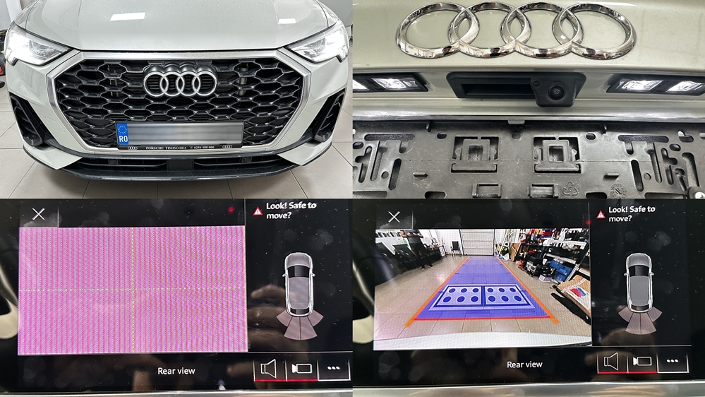 Poza - Audi Q3 2021 Instalare Montaj Camera Spate Marsarier Highline Originala