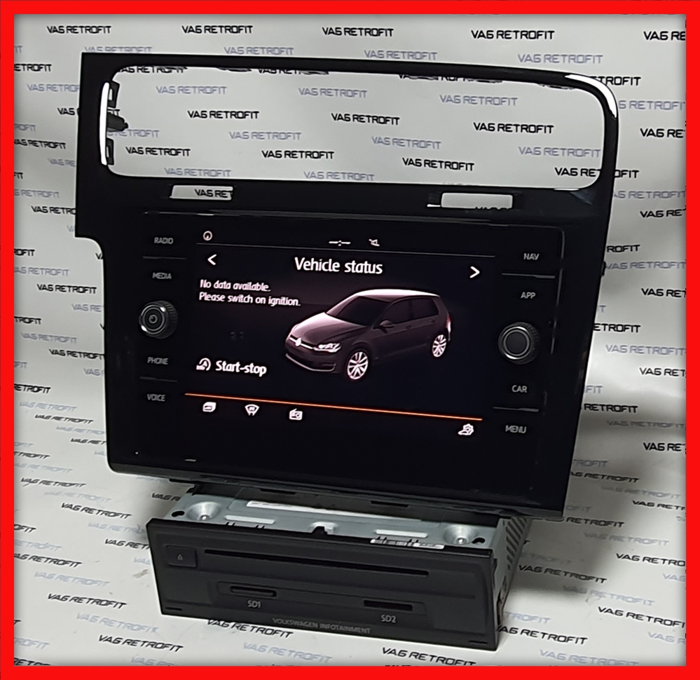 Poza 2 - Navigatie MIB 2 MIB2 Display Unitate Navigatie APP Connect VW Golf 7 