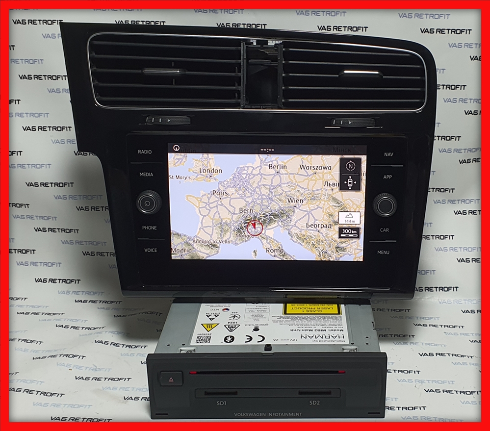 Poza 2 - Navigatie MIB 2 MIB2 Discover PRO HARMAN Display Unitate VW Golf 7 Poza 2 - Navigatie MIB 2 MIB2 Discover PRO HARMAN Display Unitate VW Golf 7