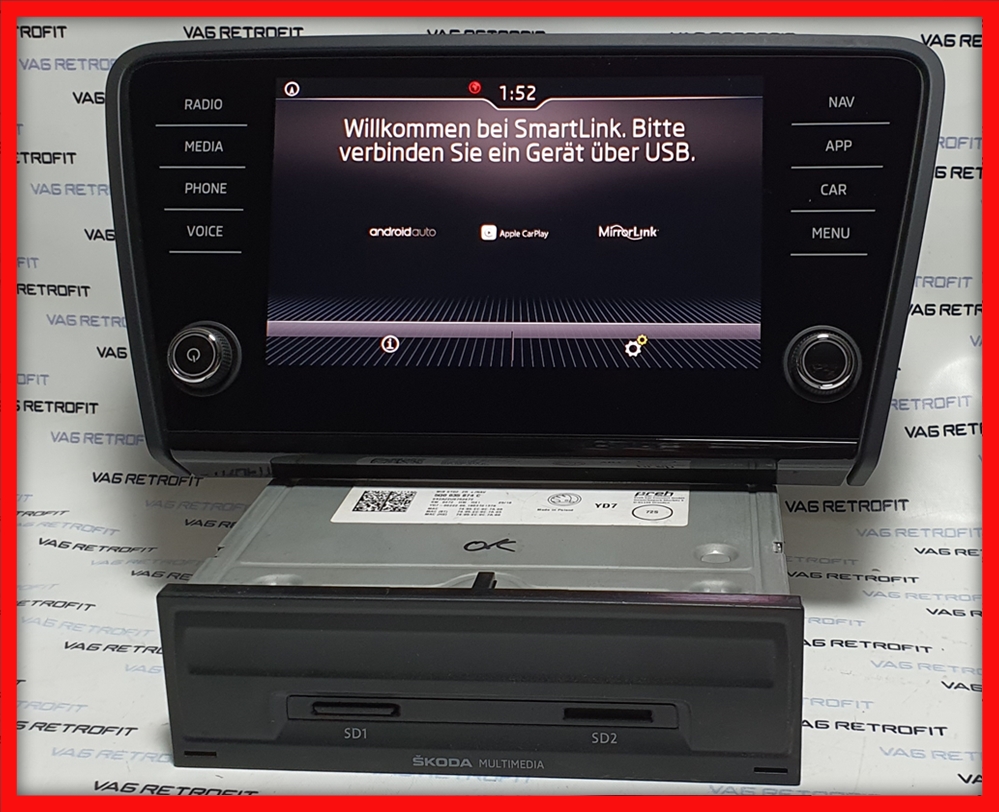 Poza 3 - Navigatie MIB 2 MIB2 Display Unitate Skoda Octavia 3 5E0919605M