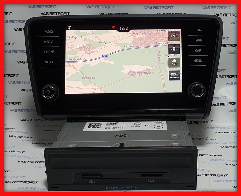 Poza 4 - Navigatie MIB 2 MIB2 Display Unitate Skoda Octavia 3 5E0919605M