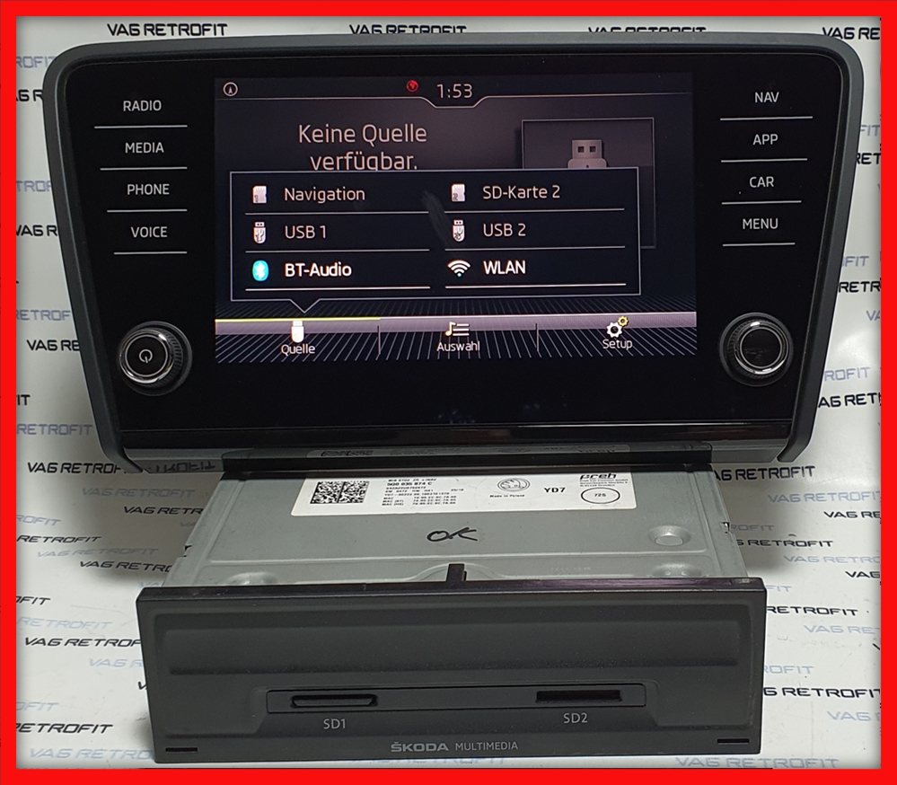 Poza 5 - Navigatie MIB 2 MIB2 Display Unitate Skoda Octavia 3 5E0919605M