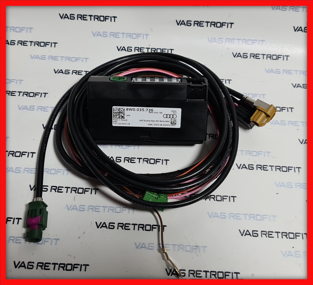 Poza 4 - 8W0035736 USB AUX CARPLAY APP Connect MIB Audi A4 B9 A5 F5 Q5 FY
