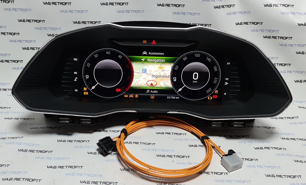 Poza 3 - Ceasuri Bord Digitale SKODA SUPERB 3 III 3V0920790A Virtual Cockpit AID LED Poza 3 - Ceasuri Bord Digitale SKODA SUPERB 3 III 3V0920790A Virtual Cockpit AID LED