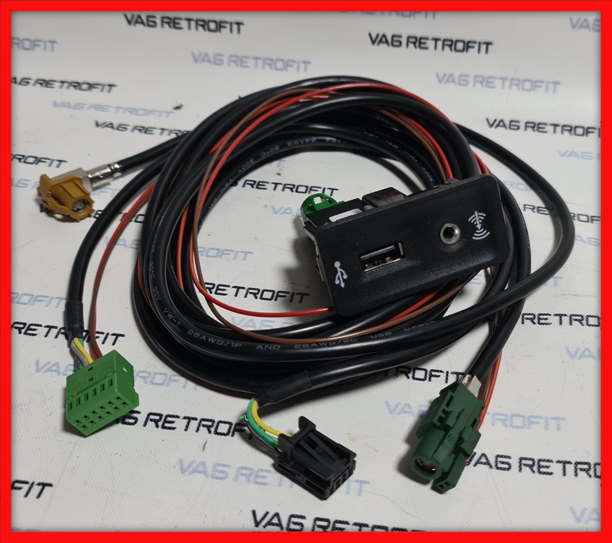 Poza 2 - Mufa USB Carplay App Connect MIB VW Golf 7 Passat B8 SKODA Cablaj Poza 2 - Mufa USB Carplay App Connect MIB VW Golf 7 Passat B8 SKODA Cablaj