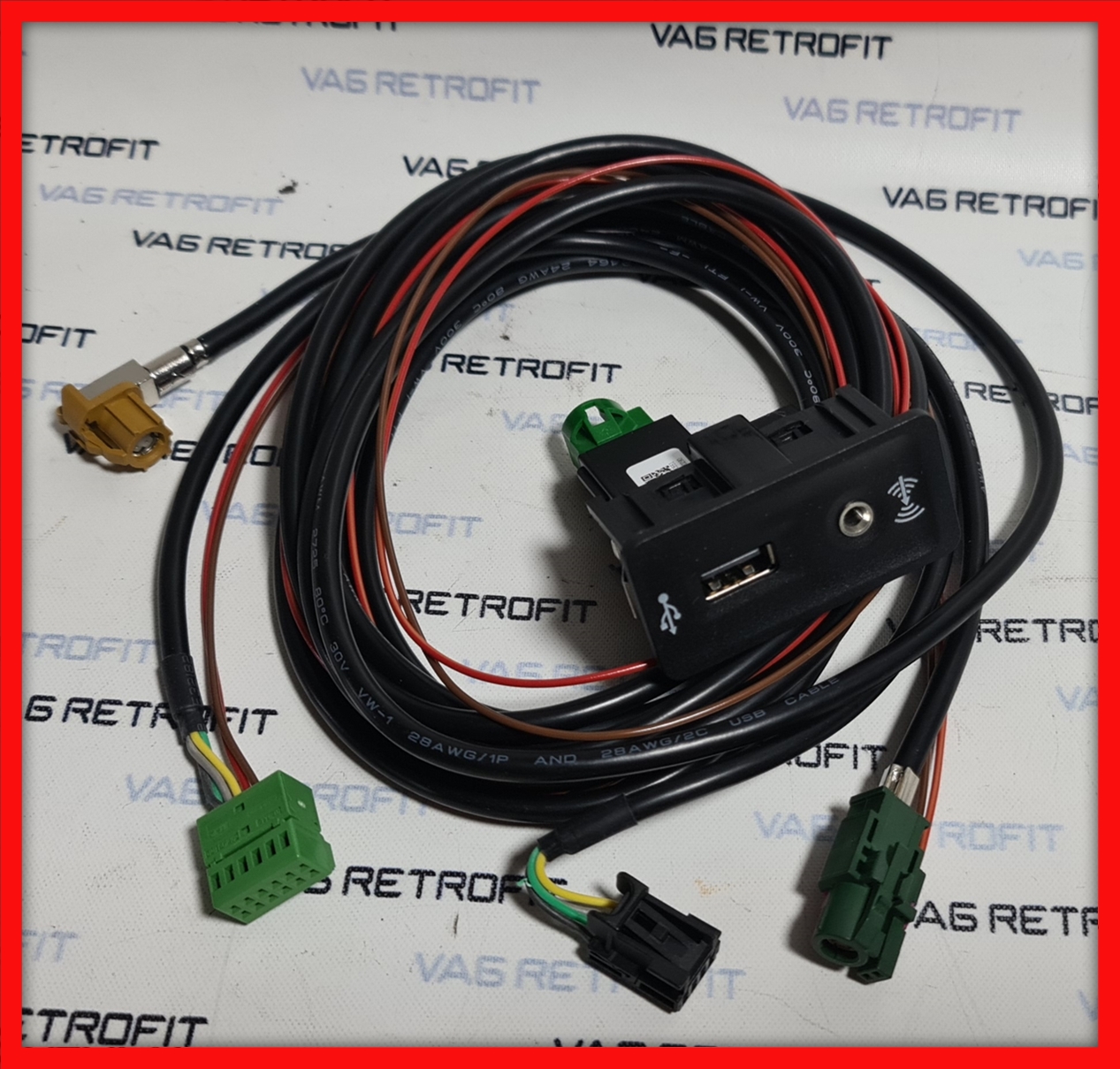 Poza 4 - Mufa USB Carplay App Connect MIB VW Golf 7 Passat B8 SKODA Cablaj Poza 4 - Mufa USB Carplay App Connect MIB VW Golf 7 Passat B8 SKODA Cablaj