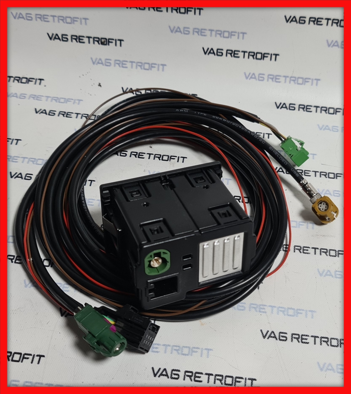 Poza 4 - Port 2 USB Carplay Android Auto App Connect Audi A3 8V Q2 A6 A7 + Cablaje