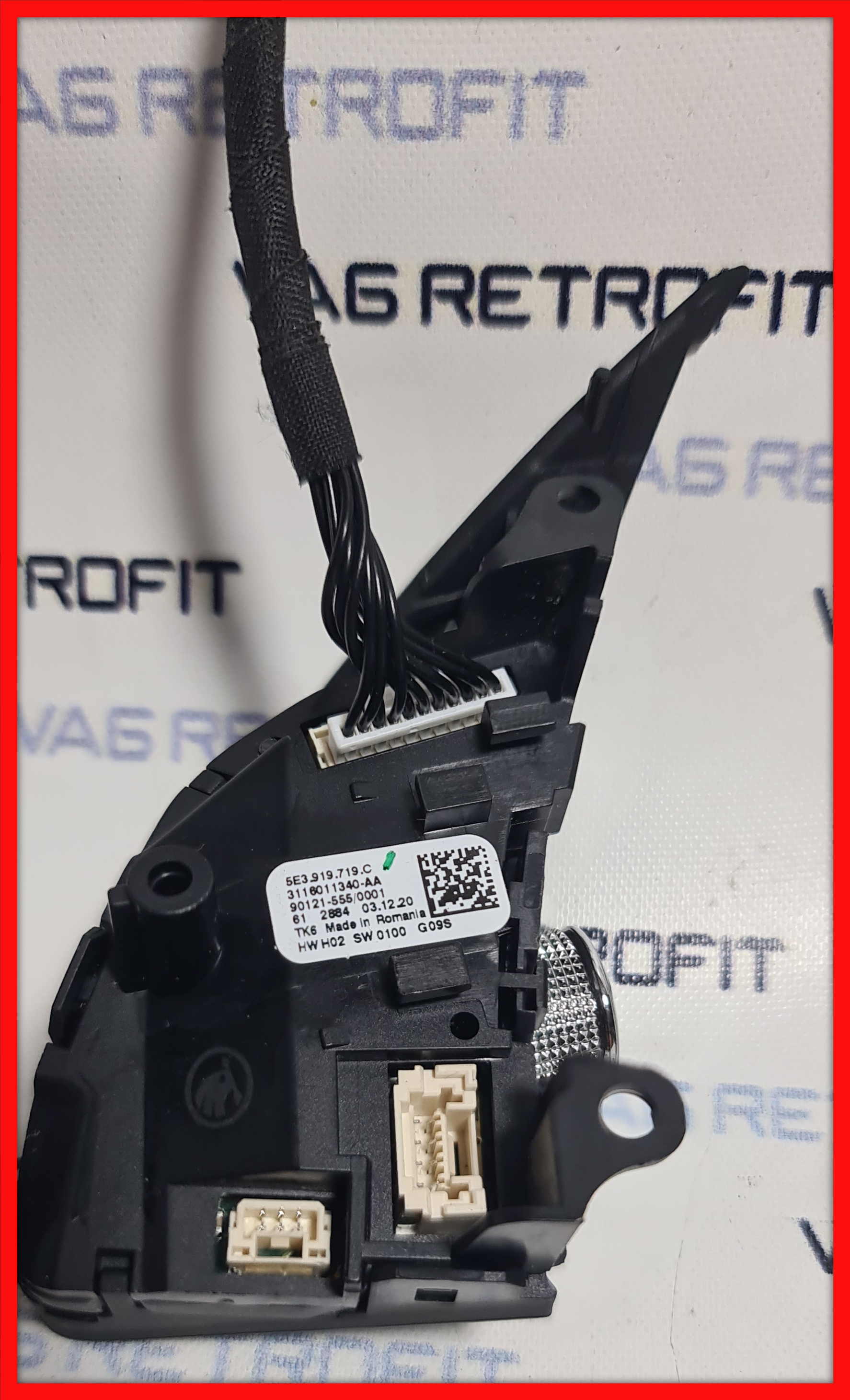 Poza 3 - Comenzi Volan Skoda Kodiaq Karoq Kamiq Enyaq Fabia 5E3919719C / 5E3 919 719 C