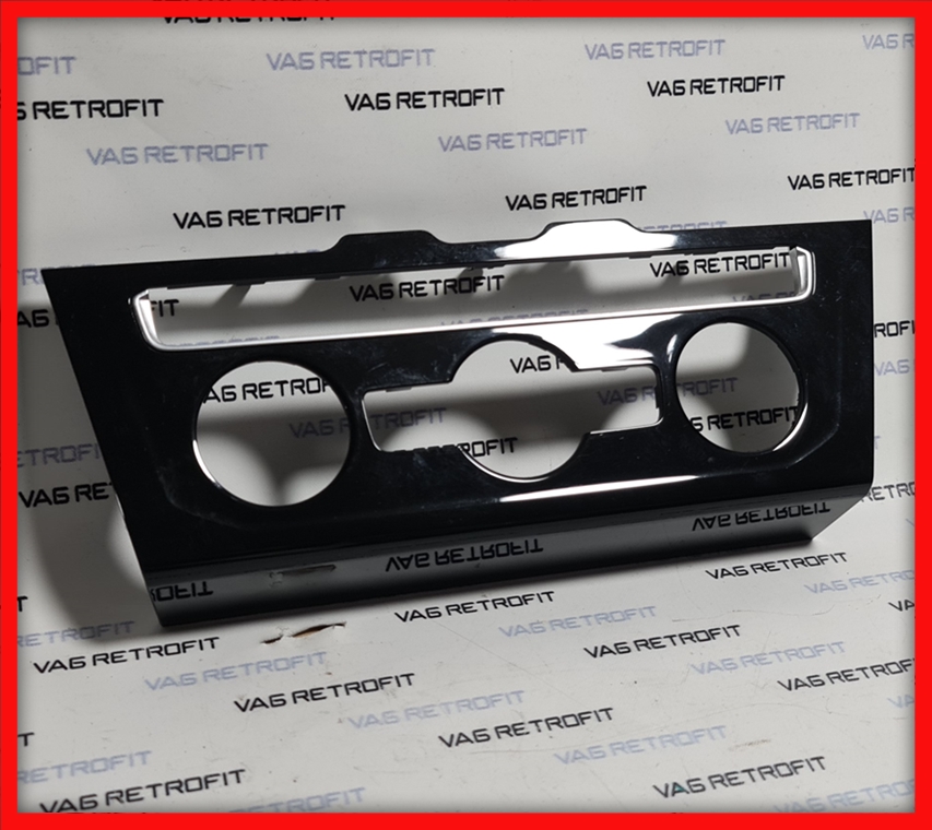 Poza 3 - Trim ornament rama climatronic Piano Black VW Passat B8 3G1863042