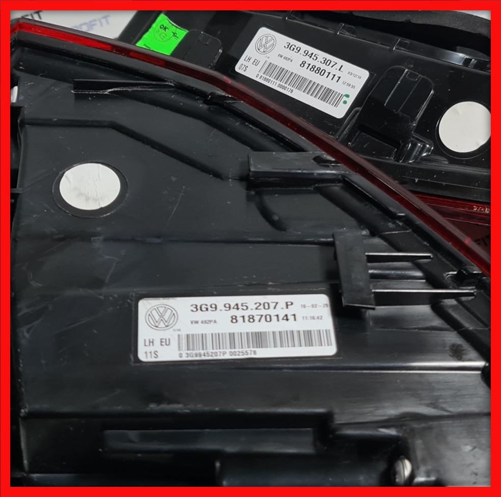 Poza 5 - Stopuri LED VW Passat B8 Facelift Dark Cherry Originale Set Complet