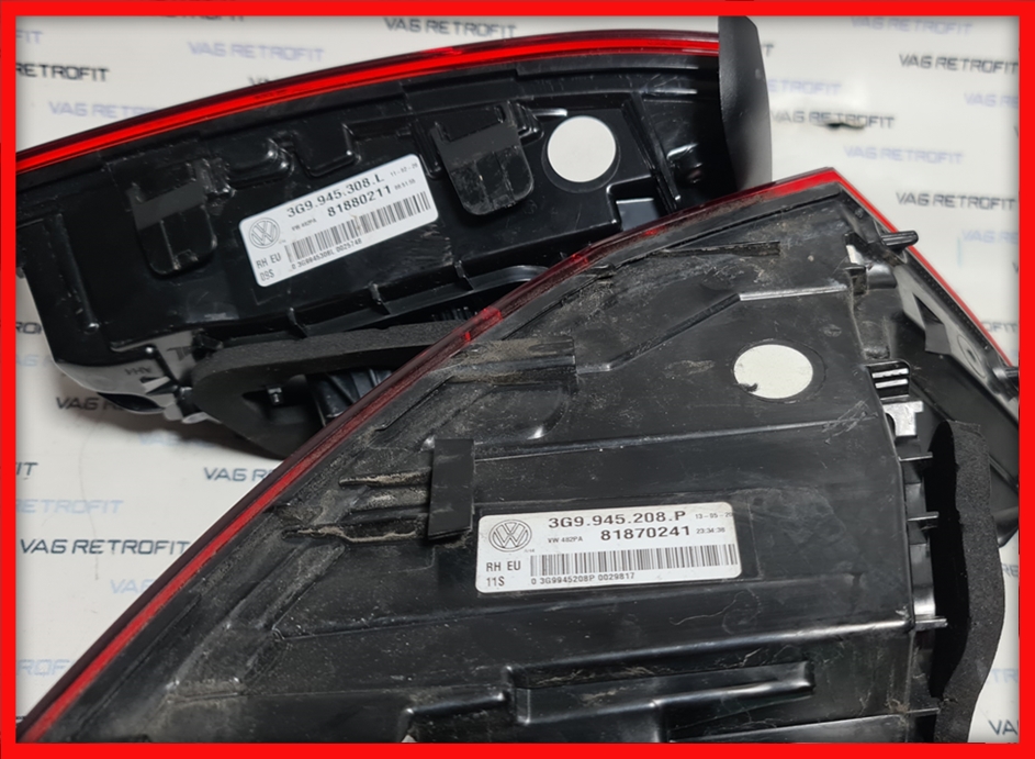 Poza 6 - Stopuri LED VW Passat B8 Facelift Dark Cherry Originale Set Complet