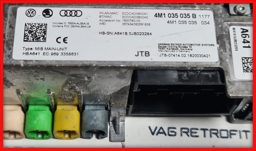 Poza 2 - Unitate Navigatie Audi Q7 4M MMI MIB2 4M1 035 035 B 4M1035035B