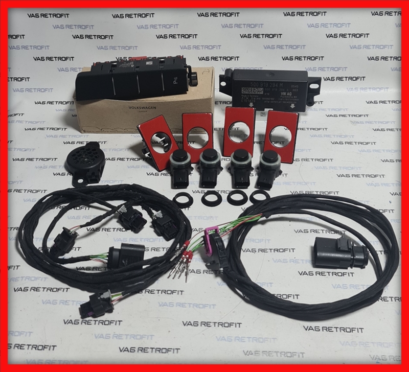 Poza 5 - Kit Set Senzori De Parcare Fata VW Golf Sportsvan Originali