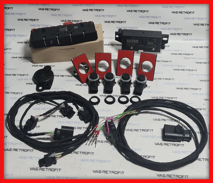 Poza 6 - Kit Set Senzori De Parcare Fata Skoda Superb 3 III Originali