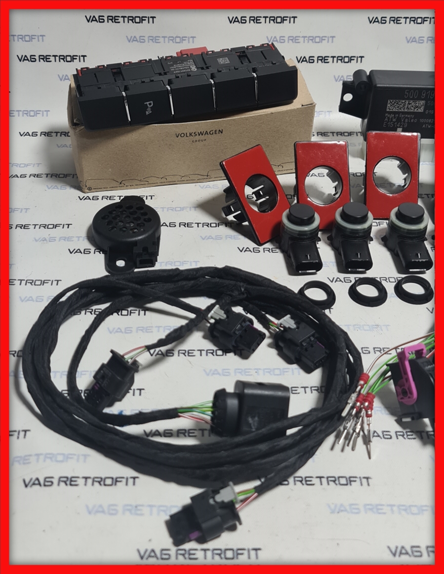 Poza 2 - Kit Set Senzori De Parcare Fata Skoda Superb 3 III Originali
