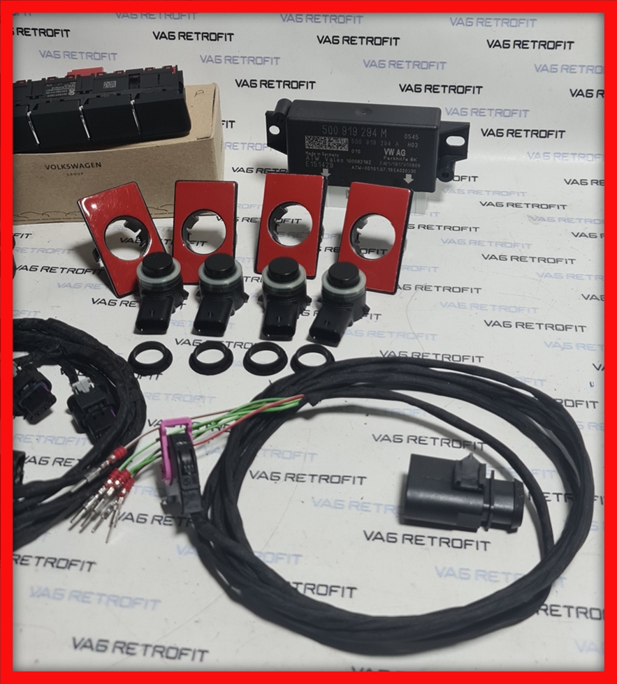 Poza 3 - Kit Set Senzori De Parcare Fata Skoda Superb 3 III Originali