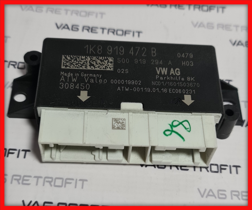 Poza 3 - Modul Calculator Senzori Parcare PDC VW Jetta 2016 1K8919472B 1K8 919 472 B