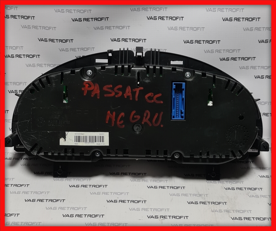 Poza 4 - Ceasuri Bord Lumina Alba Cu Maxidot VW Passat CC B7 B6 VDO 3C8920870K