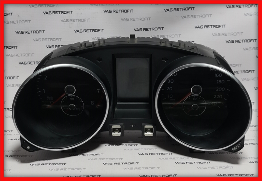 Poza 2 - Ceasuri Bord Cu Maxidot Cadrane Lumina Alba VW Golf 6 VI 5K0920870F