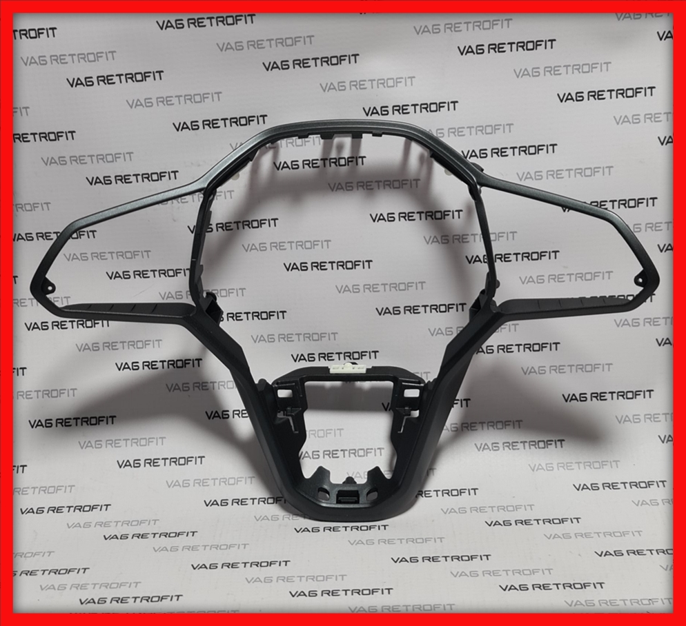 Poza 2 - Trim Volan Dark Grey Comenzi Touch VW Golf 8 R Passat B8 Tiguan