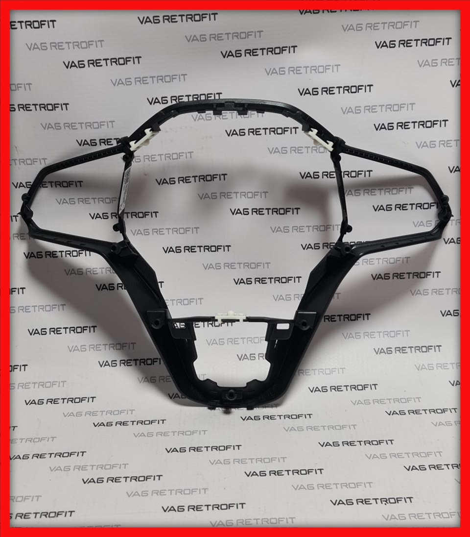 Poza 3 - Trim Volan Dark Grey Comenzi Touch VW Golf 8 R Passat B8 Tiguan