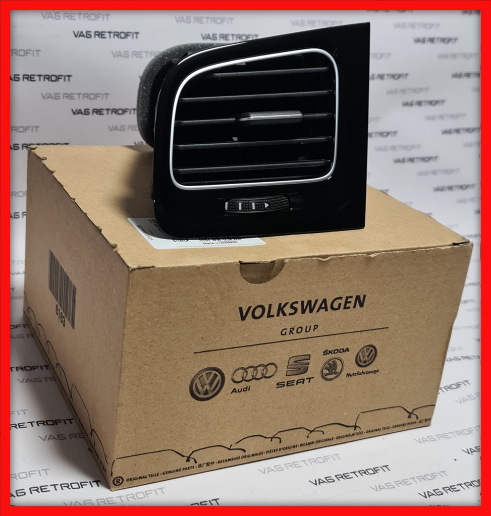 Poza 2 - Grila Ventilatie Partea Stanga Negru Lucios Piano Black VW Golf 7 VII