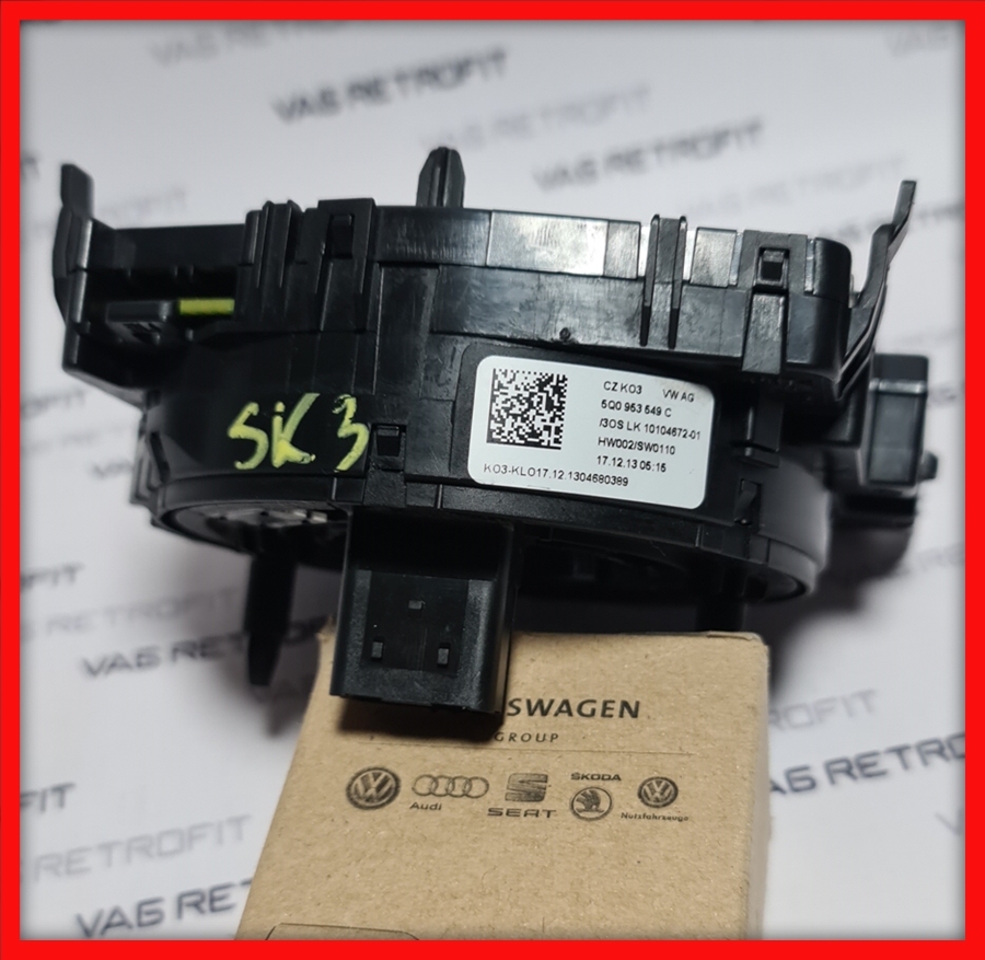 Poza 3 - Spira / Spirala Volan VW Golf Audi Skoda 5Q0953549C 5Q0 953 549 C Poza 3 - Spira / Spirala Volan VW Golf Audi Skoda 5Q0953549C 5Q0 953 549 C