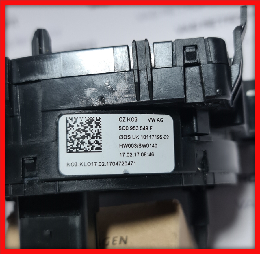 Poza 3 - Spira / Spirala Volan VW Golf Audi Skoda 5Q0953549F 5Q0 953 549 F