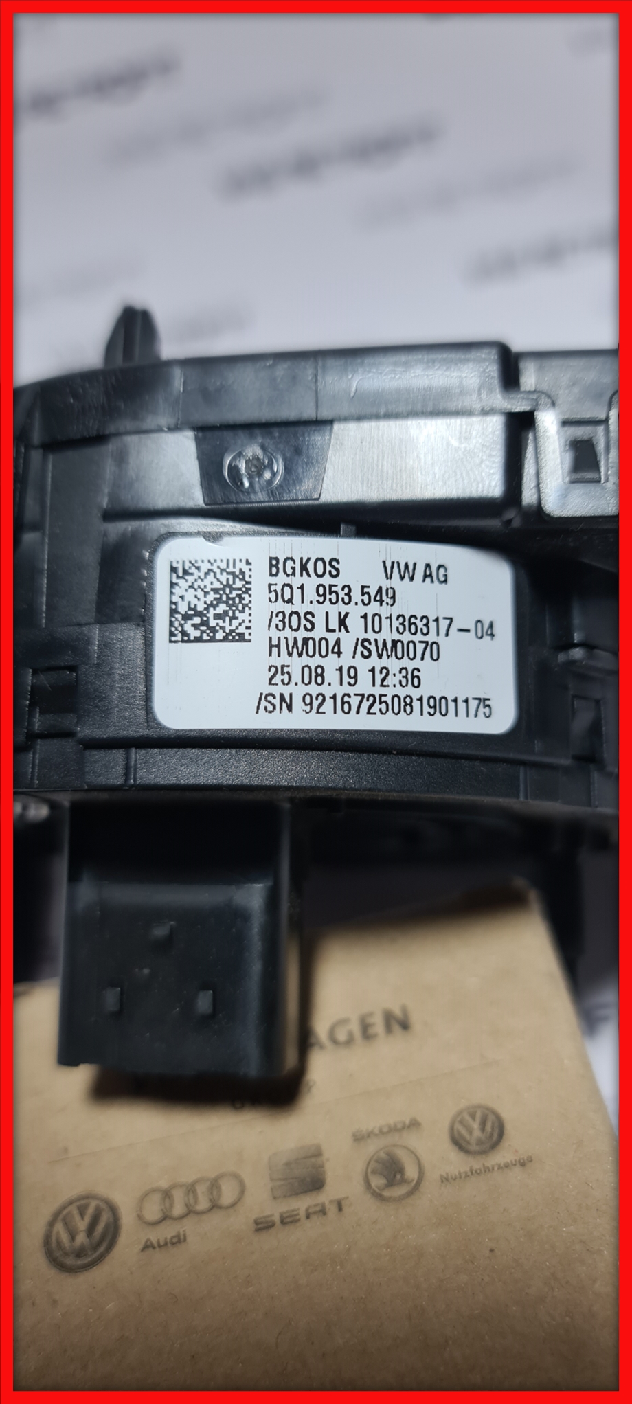 Poza 4 - Spira / Spirala Volan VW Golf Audi Skoda 5Q1953549 5Q1 953 549