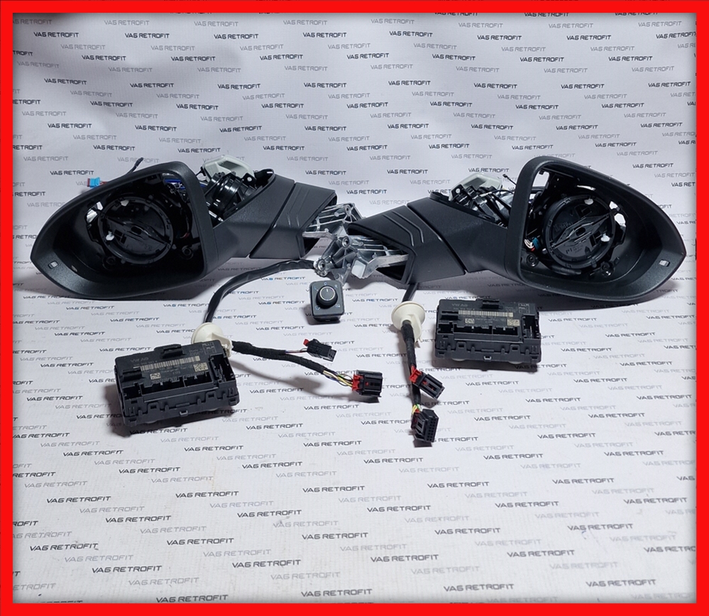 パーツ rin&corl golfshop Oglinzi Rabatabile Electric VW Golf 8 VIII CD Originale Electrice
