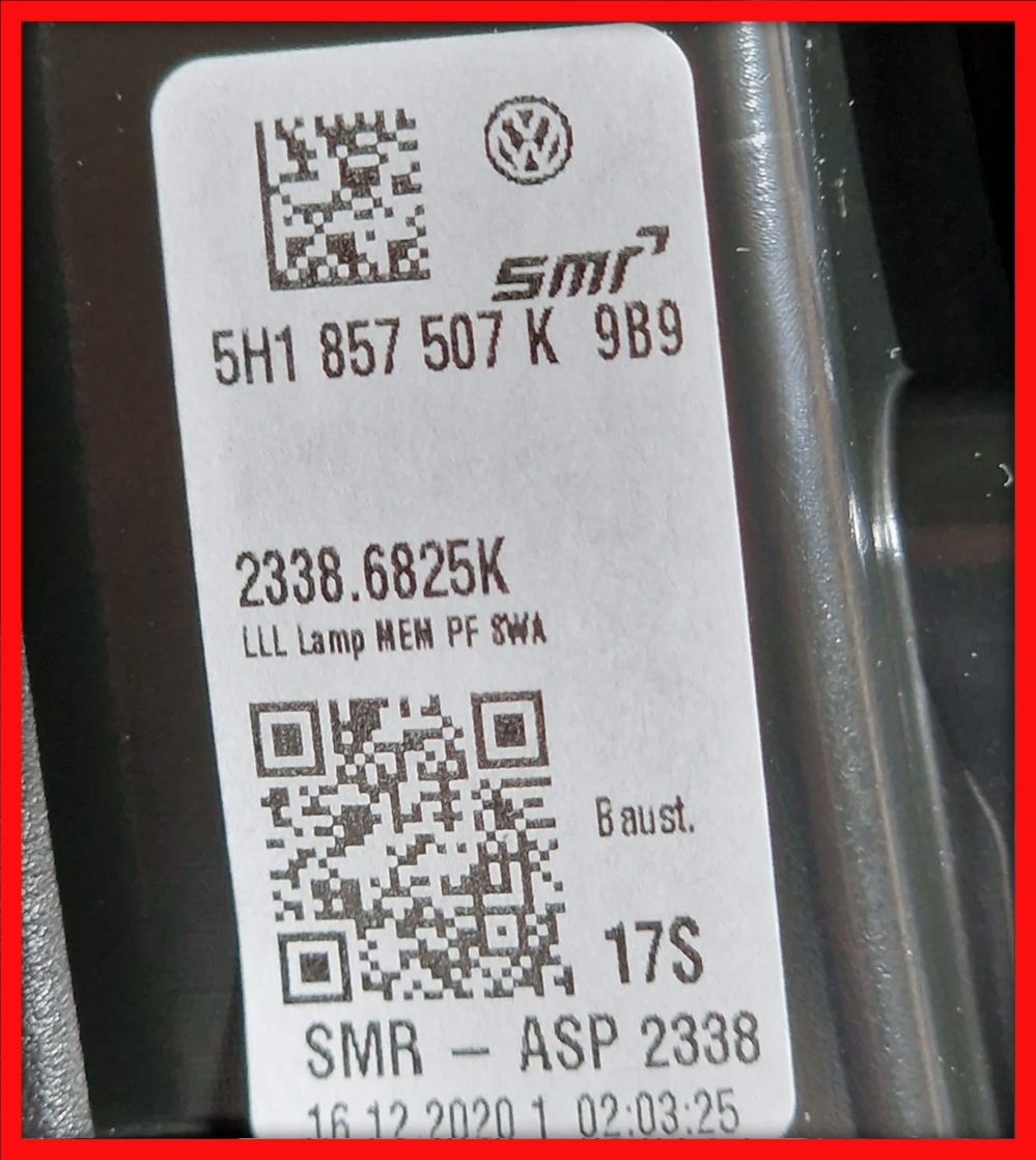 Poza 7 - Oglinzi Rabatabile Electric VW Golf 8 VIII CD Originale Electrice Incalzite
