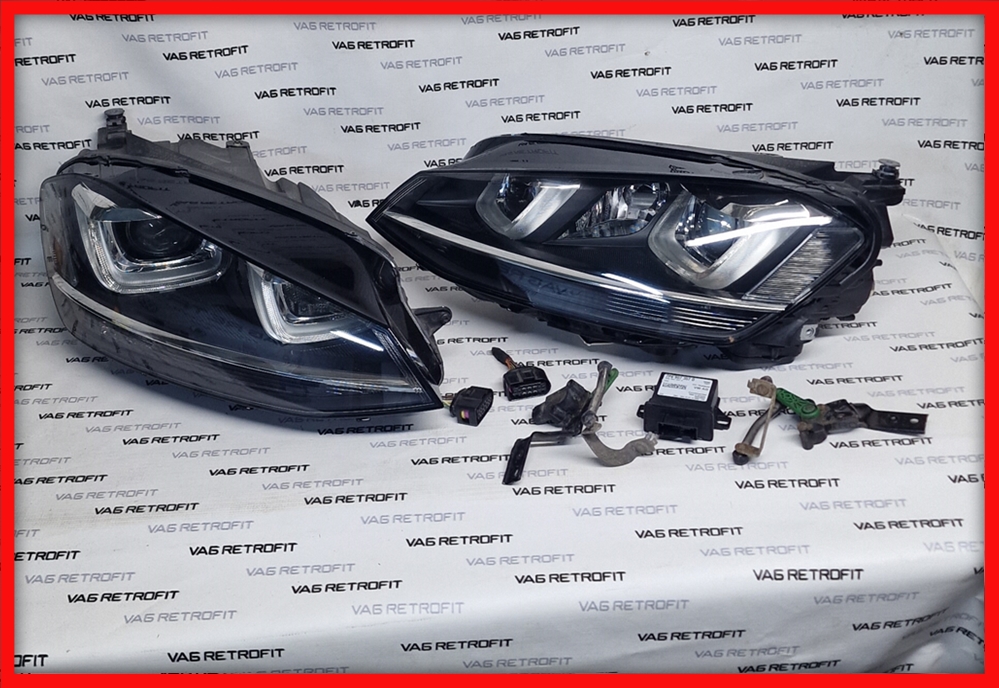 Poza 2 - Faruri LED Xenon Bixenon VW Golf 7 VII Originale 5G1941033 5G1 941 033 5G1941034 5G1 941 034