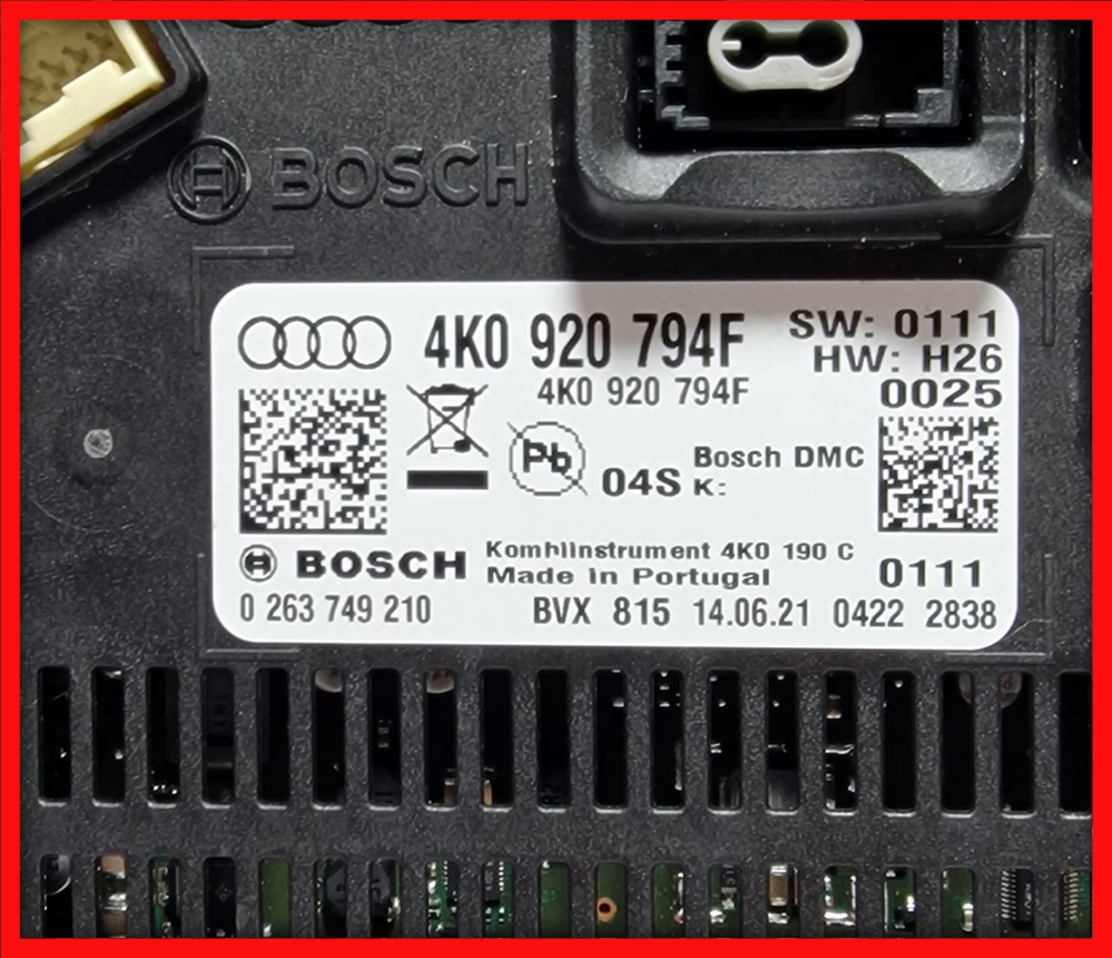 Poza 4 - Ceasuri Digitale Virtual Cockpit Audi A6 A7 Q8 Hybrid 4K0920794F 4K0 920 794 F