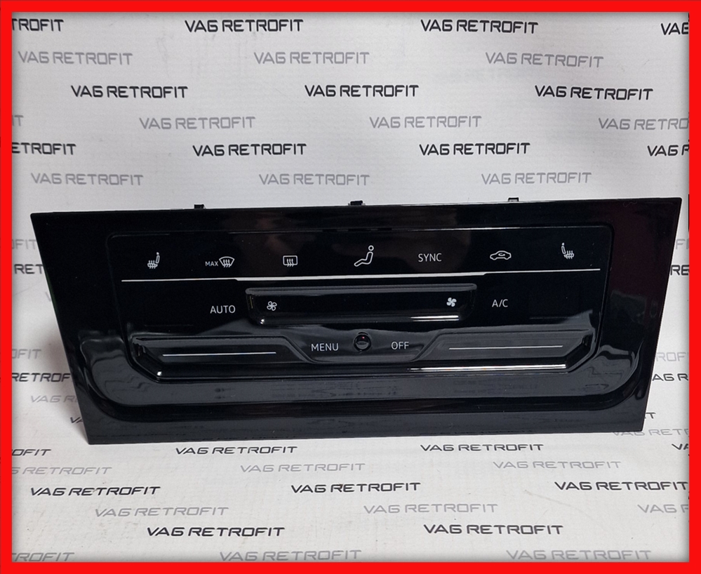 Poza 2 - Panou Si Rama Clima / Climatronic Digital Touch VW Golf 7 VII Original