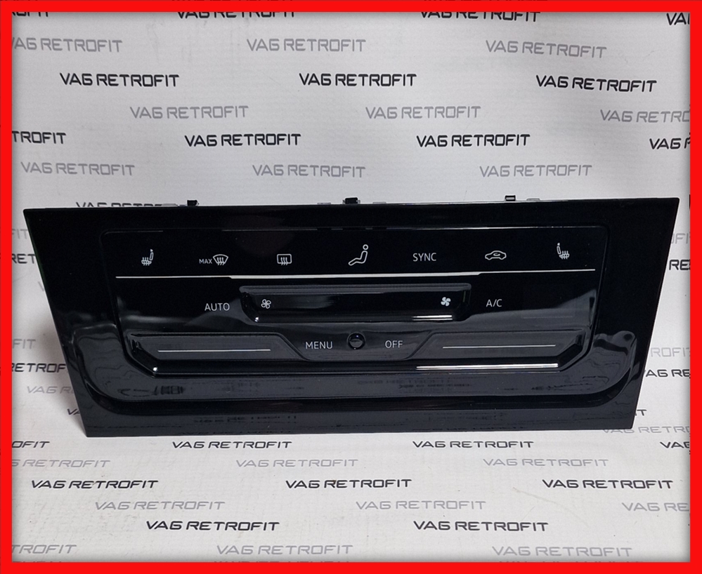 Poza 3 - Panou Si Rama Clima / Climatronic Digital Touch VW Golf 7 VII Original