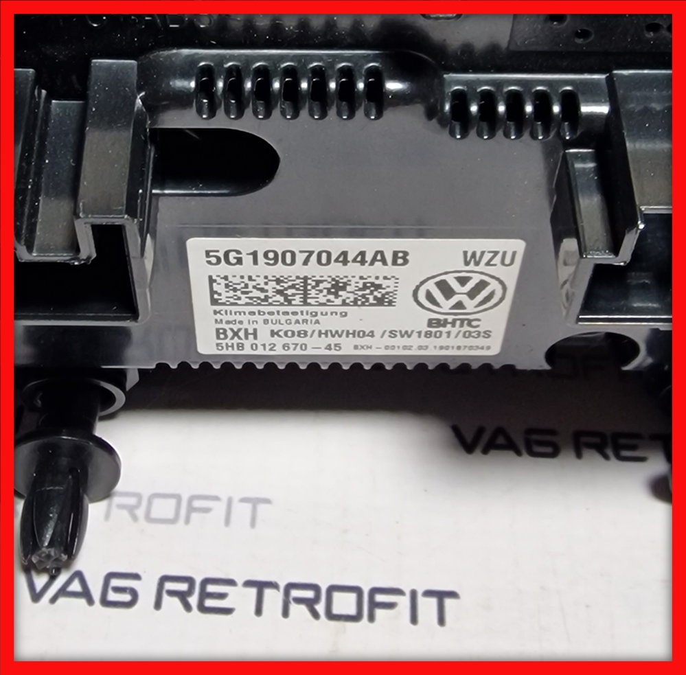 Poza 4 - Panou Clima Climatronic Cu Rama Incalzire Volan VW Golf 7 Passat B8 5G1907044AB