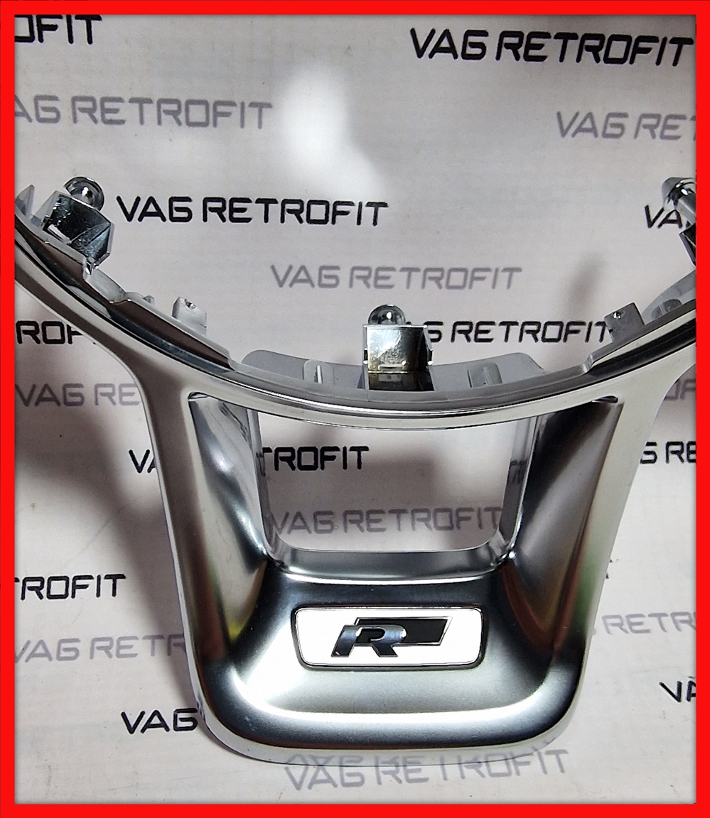 Poza 2 - Trim Volan Sport GTI R Line VW Golf 5 6 7  Passat B6 B7 B8 Arteon Tiguan Scirocco