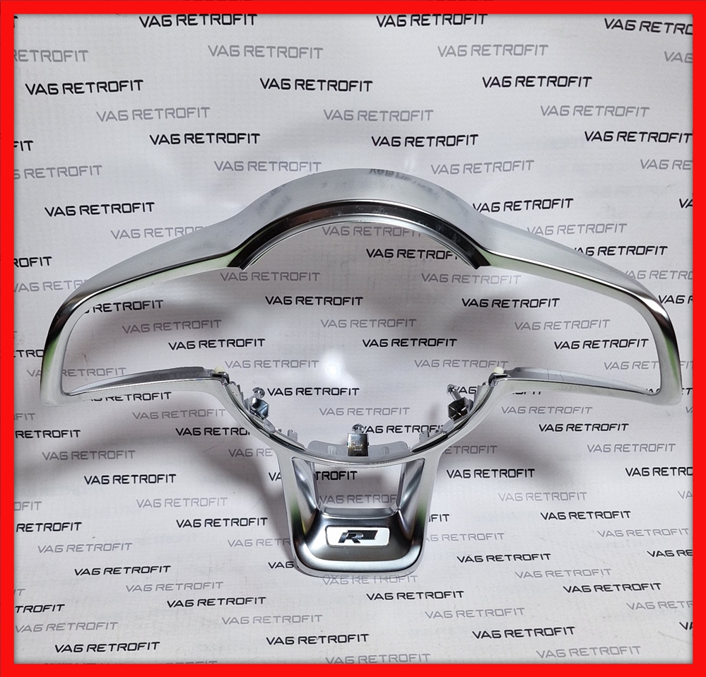 Poza 3 - Trim Volan Sport GTI R Line VW Golf 5 6 7  Passat B6 B7 B8 Arteon Tiguan Scirocco