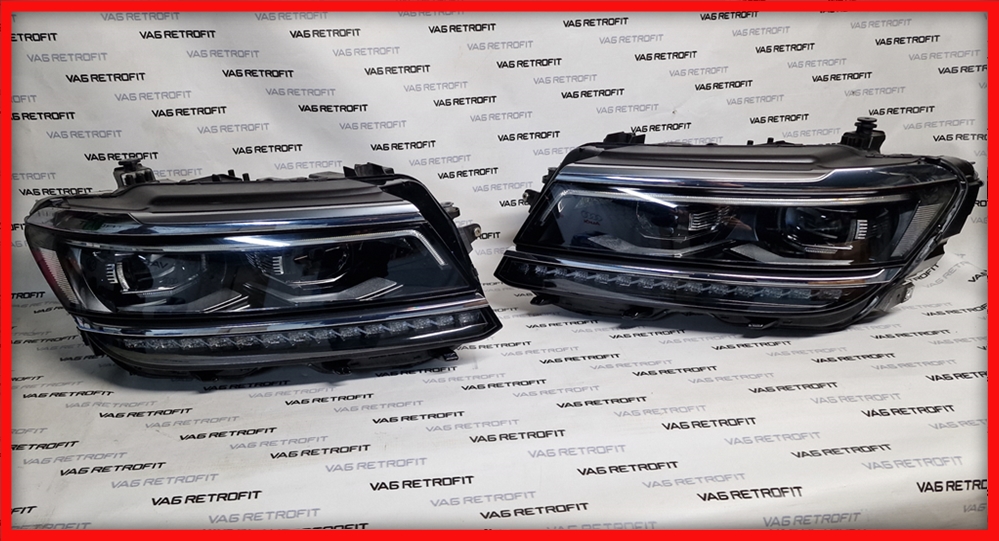 Poza 2 - Faruri FULL LED Cu Lupe Si DRL High Originale VW Tiguan 2 AD1 Complete OEM