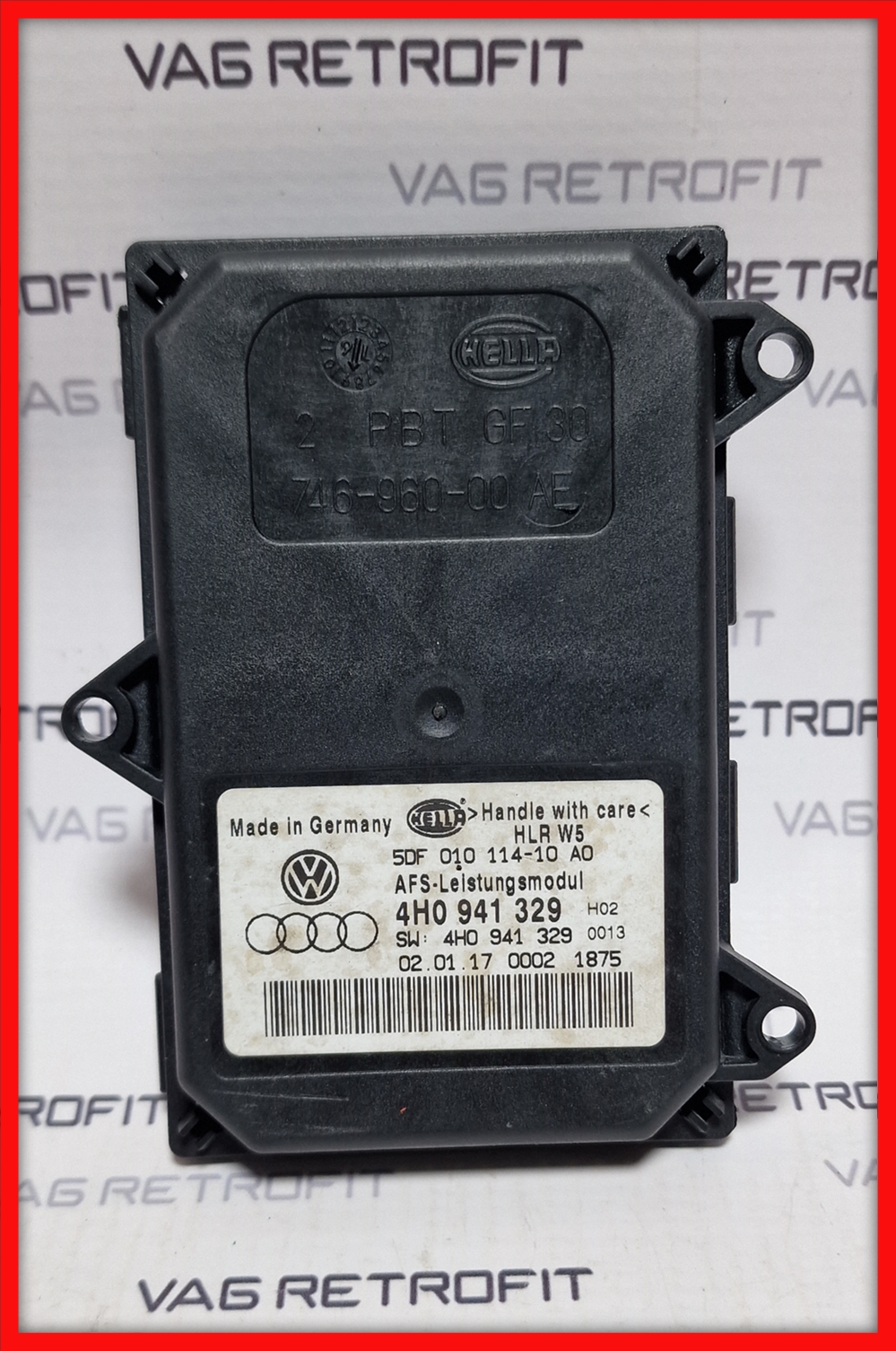Poza 2 - Modul Comanda Faruri Xenon Adaptiv OEM VW Audi 4H0941329 4H0 941 329