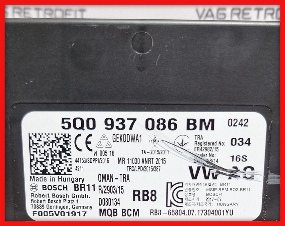 Poza 3 - Centrala Electrica BCM VW Golf 7 Arteon Tiguan 5Q0937086BM 5Q0 937 086 BM