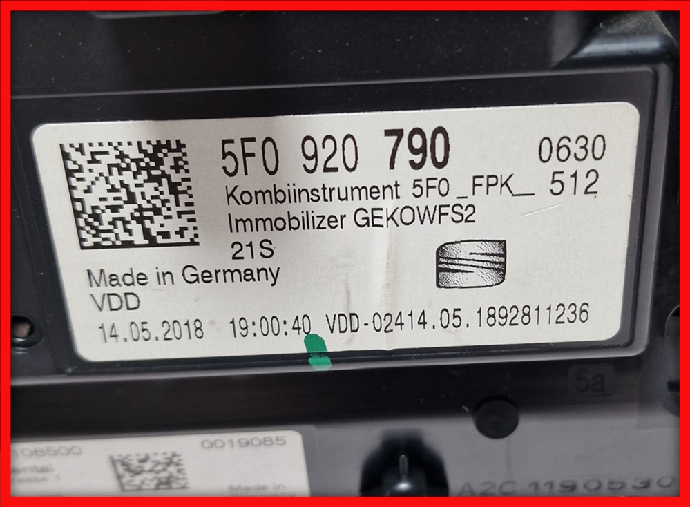 Poza 7 - Ceasuri Bord Digitale Seat Leon 5F Ateca Virtual Cockpit Bord Digital 5F0920790