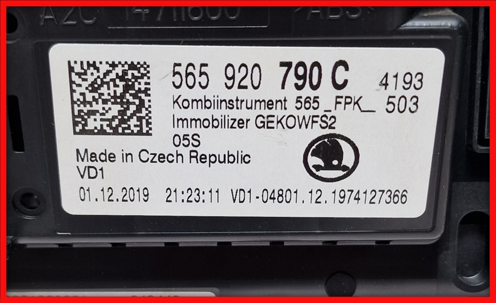 Poza 7 - 565920790C 565 920 790 C Virtual Cockpit AID SKODA Karoq Kodiaq Ceasuri Digitale Poza 7 - 565920790C 565 920 790 C Virtual Cockpit AID SKODA Karoq Kodiaq Ceasuri Digitale