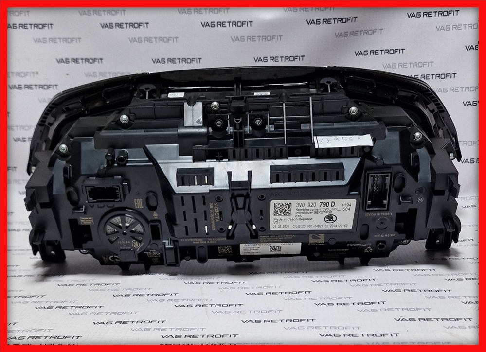 Poza 3 - 3V0920790D 3V0 920 790 D Virtual Cockpit AID SKODA SUPERB 3 Ceasuri Digitale