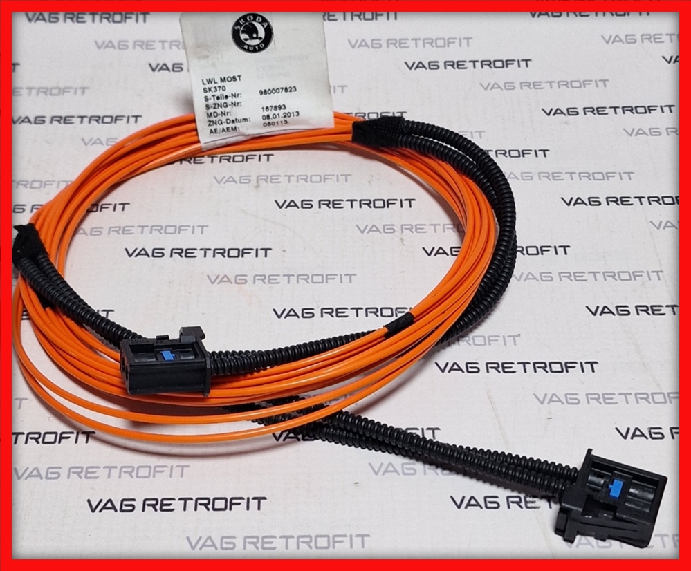 Poza 4 - Cablu Fibra Optica MOST DYNAUDIO Skoda VW Seat 3.5 m 3,5 m Lungime Poza 4 - Cablu Fibra Optica MOST DYNAUDIO Skoda VW Seat 3.5 m 3,5 m Lungime