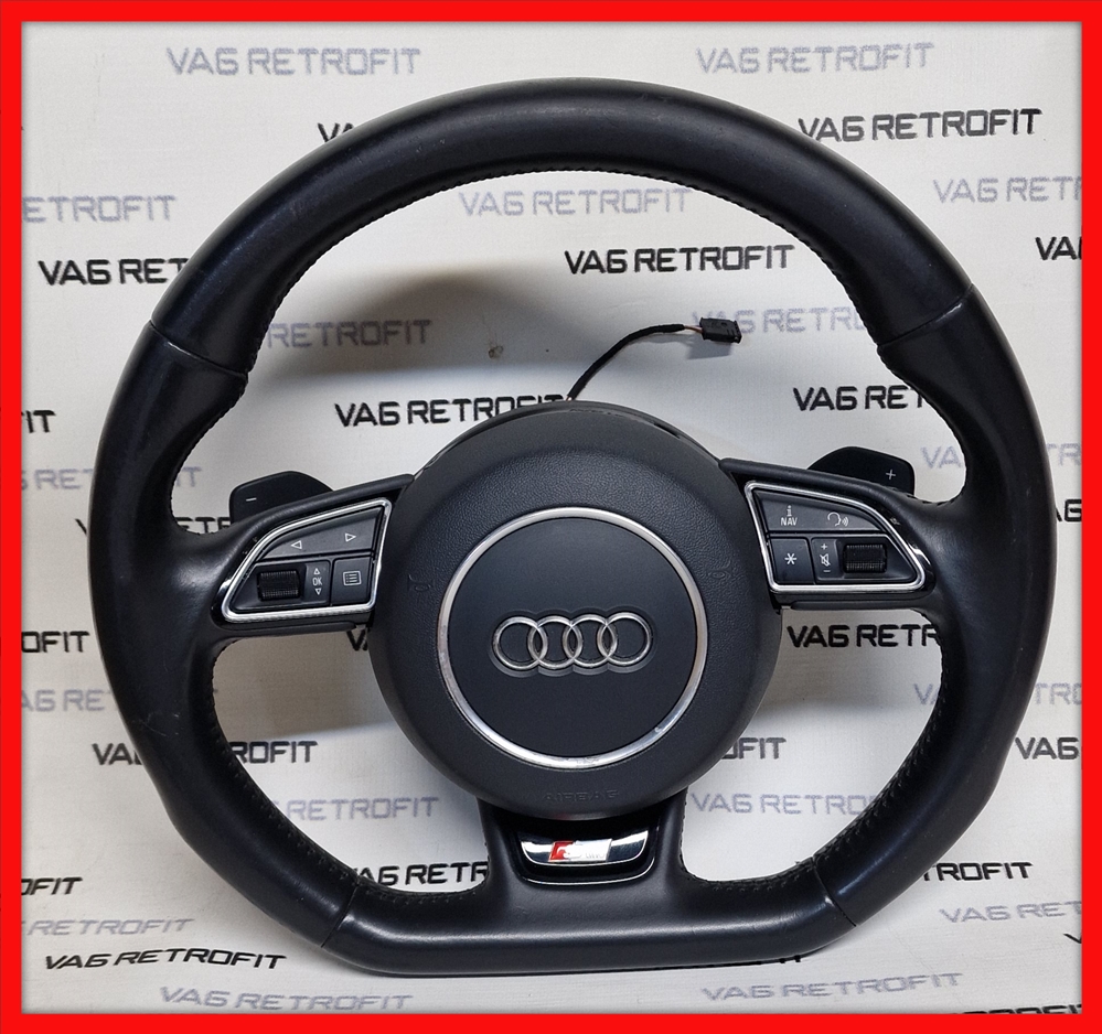 Poza 2 - Volan Sport Audi A1 A2 A3 A4 A5 A6 A7 Q3 Q5 Q7 S Line Volan cu comenzi Audi Sline Poza 2 - Volan Sport Audi A1 A2 A3 A4 A5 A6 A7 Q3 Q5 Q7 S Line Volan cu comenzi Audi Sline