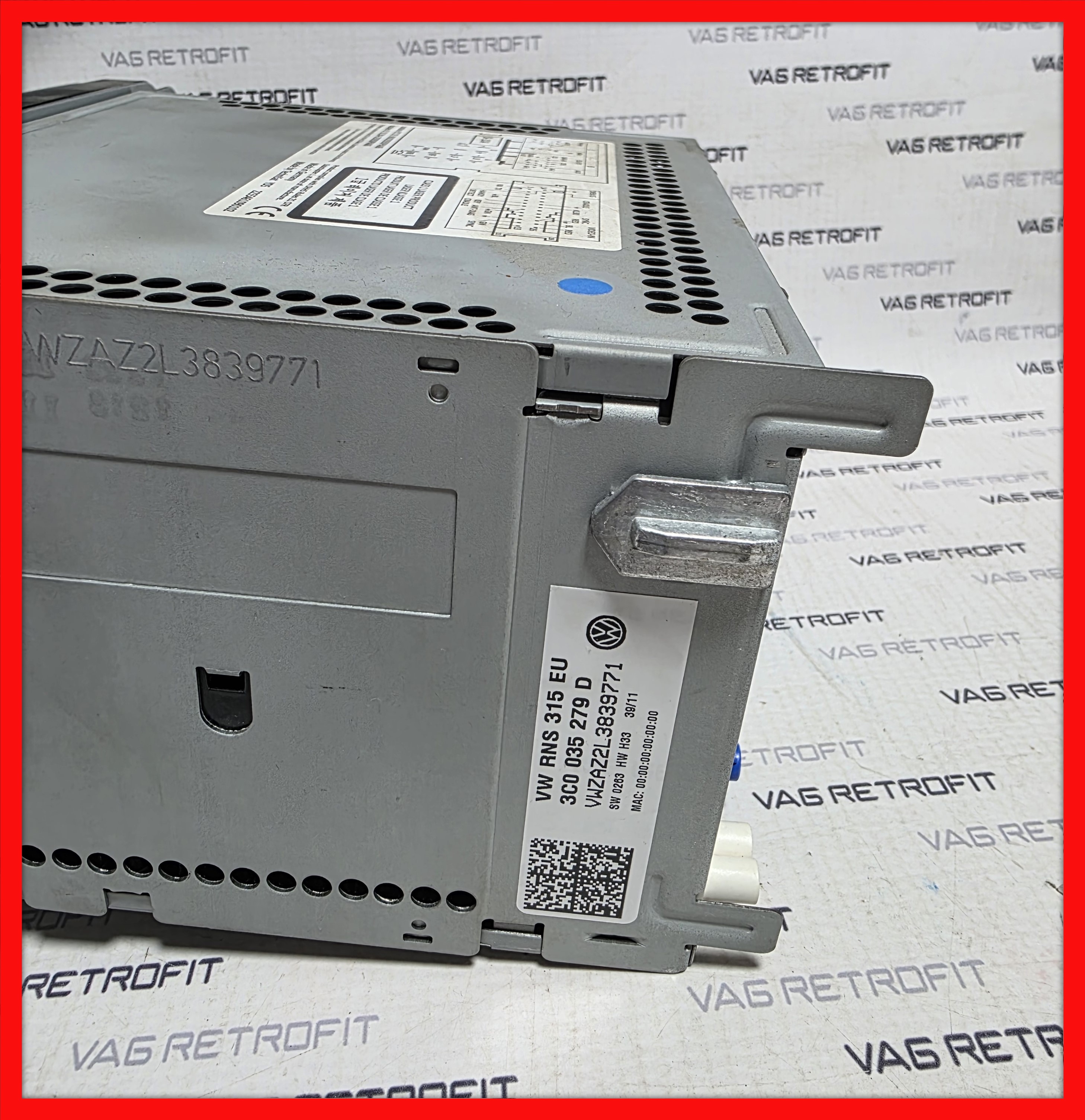 Poza 2 - 3C0035279D Unitate Navigatie Radio Casetofon RNS 315 VW Golf 6 Jetta Passat Tiguan Sharan 3C0 035 279 D