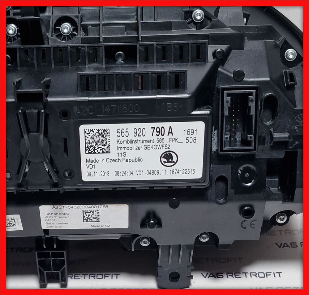 Poza 9 - 565920790A Ceasuri Digitale Bord Skoda Kodiaq Karoq Virtual Cockpit AID 565 920 790 A
