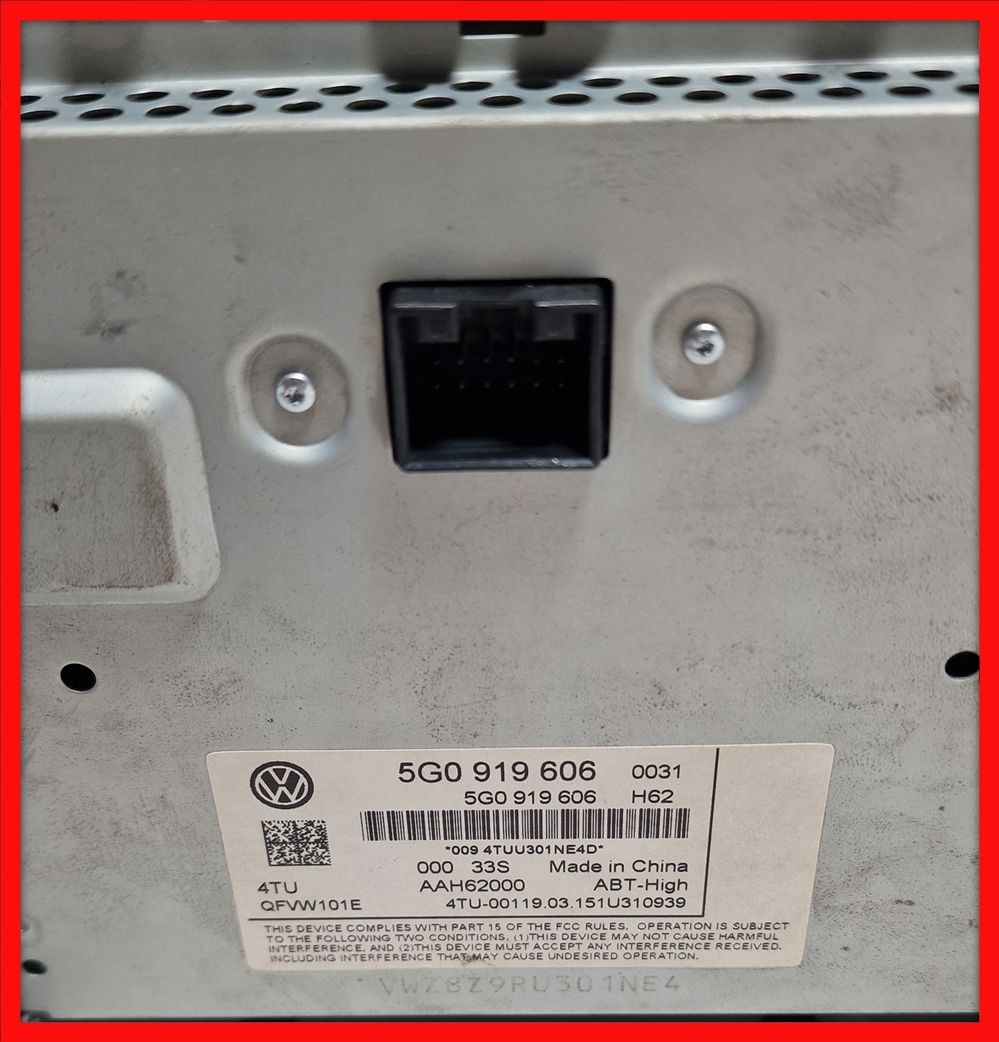 Poza 3 - 5G0919606 Rama + Display Navigatie MIB 2 8 Inch VW Tiguan 2 AD1 5G0 919 606