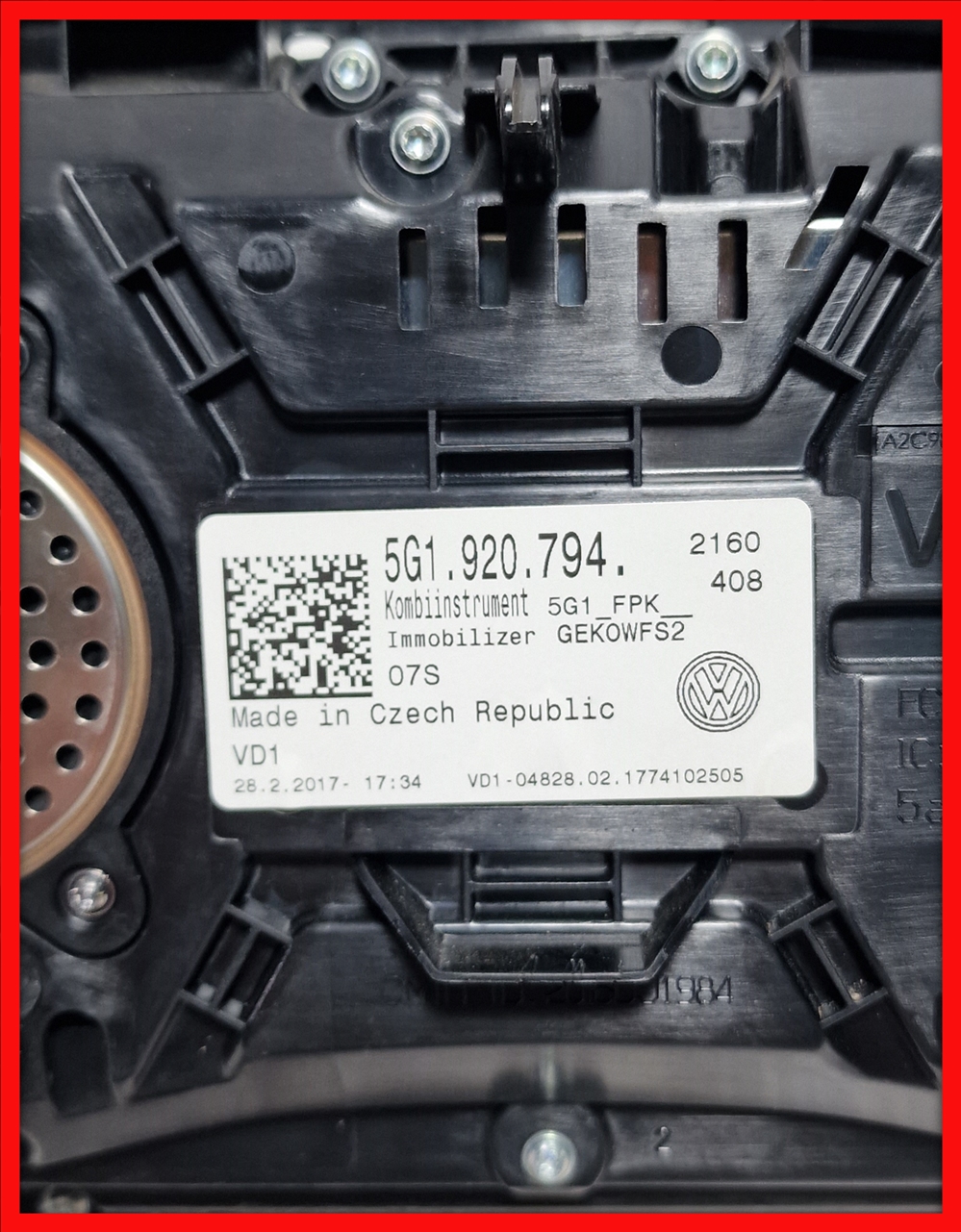 Poza 8 - 5G1920794 Ceasuri Digitale Bord VW Golf 7 VII GTE Hybrid Plasma AID Virtual Cockpit 5G1 920 794